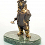 Скульптура "Медведь-строитель", фотография 2. Интернет-магазин ЛАВКА ПОДАРКОВ