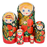Матрешка "Клубника" 5 мест