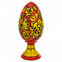 Яйцо пасхальное на подставке. Хохлома, фотография 3. Интернет-магазин ЛАВКА ПОДАРКОВ