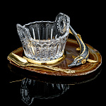 0074905-0840 Златоуст Икорница "Осетр на агате"