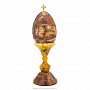 Яйцо пасхальное из янтаря "Крест", фотография 1. Интернет-магазин ЛАВКА ПОДАРКОВ