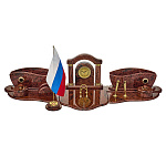 Настольный письменный набор из натурального камня "Россия"