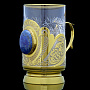 Чайный набор на 4 персоны "Лазурит". Златоуст, фотография 3. Интернет-магазин ЛАВКА ПОДАРКОВ