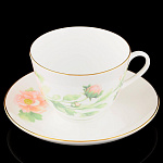 0052330/81.26460.00.1 ЛФЗ ЧАШКА+БЛЮДЦЕ Весенняя 2"Нежный пион"зеленый КН1