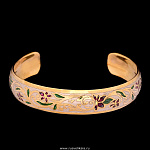 27314 Златоуст БРАСЛЕТ ЖЕНСКИЙ  с Эмалью, позолота 