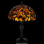 Настольная лампа из янтаря и бронзы. Высота 50 см, фотография 1. Интернет-магазин ЛАВКА ПОДАРКОВ
