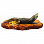 Статуэтка с янтарем "Крокодил Саванна", фотография 3. Интернет-магазин ЛАВКА ПОДАРКОВ