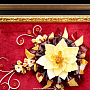 Картина янтарная "Лилии с цветами" 82х47 см, фотография 5. Интернет-магазин ЛАВКА ПОДАРКОВ
