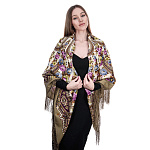 202393 Платок ППс шерсть 100% 146х146 2013-2 1С146-5-ПН