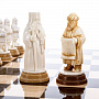 Шахматы с фигурами из бивня мамонта "Куликово поле" 48х48 см, фотография 3. Интернет-магазин ЛАВКА ПОДАРКОВ
