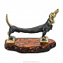 Статуэтка с янтарем "Собака такса", фотография 5. Интернет-магазин ЛАВКА ПОДАРКОВ
