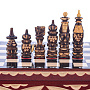 Шахматы деревянные в ларце "Резные" 19х19 см, фотография 6. Интернет-магазин ЛАВКА ПОДАРКОВ
