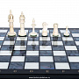 Шахматы с перламутром и фигурами из кости 45х45 см, фотография 5. Интернет-магазин ЛАВКА ПОДАРКОВ