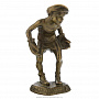 Бронзовая статуэтка "Вратарь" , фотография 3. Интернет-магазин ЛАВКА ПОДАРКОВ