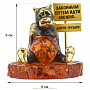 Статуэтка на янтаре "Волк - законным путем идти можно", фотография 2. Интернет-магазин ЛАВКА ПОДАРКОВ