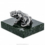 Статуэтка из серебра 925* на каменной подставке "Тигр", фотография 2. Интернет-магазин ЛАВКА ПОДАРКОВ