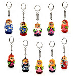 4098-С Сувенир БРЕЛОК "СНЕГОВИК"  в ассортименте (h ок.4,5см)