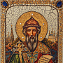 Икона из мореного дуба "Святой князь Владимир" 21х29 см, фотография 2. Интернет-магазин ЛАВКА ПОДАРКОВ