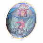 Сувенирная тарелка "Царевна-лягушка" 19 см, фотография 1. Интернет-магазин ЛАВКА ПОДАРКОВ
