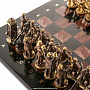 Шахматы из камня "Нефтяники" 40х40 см, фотография 11. Интернет-магазин ЛАВКА ПОДАРКОВ