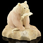 Композиция из кости "Медведь", фотография 4. Интернет-магазин ЛАВКА ПОДАРКОВ
