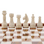 Шахматы с полем и фигурами из камня 33х33 см, фотография 4. Интернет-магазин ЛАВКА ПОДАРКОВ