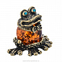 Статуэтка с янтарем "Лягушка", фотография 1. Интернет-магазин ЛАВКА ПОДАРКОВ
