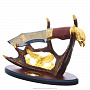 Подарочный набор с ножом и подставкой "Орел", фотография 5. Интернет-магазин ЛАВКА ПОДАРКОВ