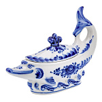 Икорница "Севрюжка". Гжель