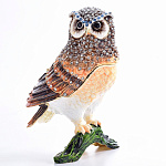 /зол Гжель СКУЛЬПТУРА "ОБЕЗЬЯНКА -КРАСАВИЦА" в золоте