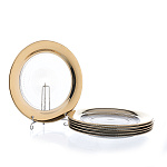 0053065  ГХСЗ N5117 Набор тарелок десетных  из 6 штук  "Луиз", 19  см