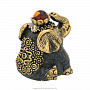 Колокольчик с янтарем "Слон", фотография 3. Интернет-магазин ЛАВКА ПОДАРКОВ