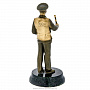 Бронзовая статуэтка полицейского "Сотрудник ДПС", фотография 4. Интернет-магазин ЛАВКА ПОДАРКОВ