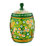 0020240/23*16-кудрина Хохлома БОЧОНОК 23*16см в ассортименте