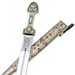 0090157 Оружие сувенирное КИНЖАЛ МИНИ Эмаль 39*3 см