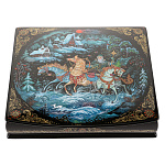 0074651 Лаковая миниатюра Шкатулка "С Новым годом" 22*20см 149,33