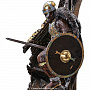 Деревянные резные часы "Время Викингов". Высота 134 см, фотография 6. Интернет-магазин ЛАВКА ПОДАРКОВ