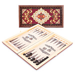 0059078/7060/15 Нарды-шашки "Бордовый узор" (60x30x4 СМ)