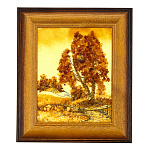 0063699/15*12см (17*20см)  Картина (янтарная крошка)  "ПЕЙЗАЖ" № 9 малая 