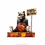 Статуэтка на янтаре "Волк. Гулять - так гулять!", фотография 1. Интернет-магазин ЛАВКА ПОДАРКОВ