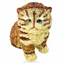 Скульптура из янтаря "Котенок", фотография 5. Интернет-магазин ЛАВКА ПОДАРКОВ
