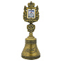 Колокольчик "Герб РФ", фотография 4. Интернет-магазин ЛАВКА ПОДАРКОВ