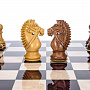 Подарочные шахматы ручной работы с Рыцарскими фигурами 48х48 см, фотография 4. Интернет-магазин ЛАВКА ПОДАРКОВ
