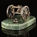 0029715 Бронза статуэтка  "ПУШКА ПЕТРА I" 4.157