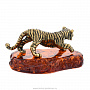 Статуэтка с янтарем "Тигр", фотография 4. Интернет-магазин ЛАВКА ПОДАРКОВ