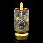 Подстаканник "Медведь". Златоуст