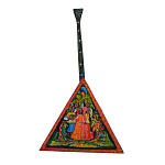 Шкатулка с художественной росписью "Балалайка. Хоровод"