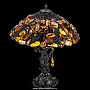 Настольная лампа из янтаря и бронзы "Водолей", фотография 2. Интернет-магазин ЛАВКА ПОДАРКОВ