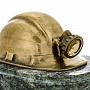 Бронзовая статуэтка "Шахтерская каска", фотография 4. Интернет-магазин ЛАВКА ПОДАРКОВ