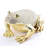 0030801-14 Традиции ФАБЕРЖЕ Сувенир-ШКАТУЛКА"ЛЯГУШКА ГОЛИАФ" В14-21-14
